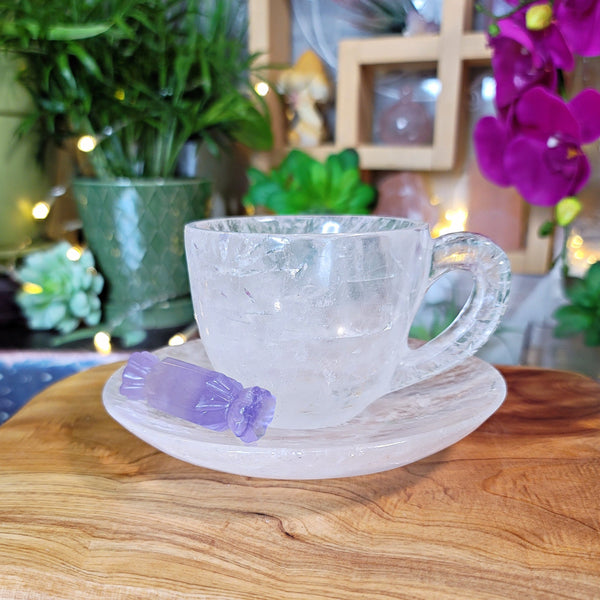 Vintage Crystal Tea Cup Set – Rose Hill Boutique