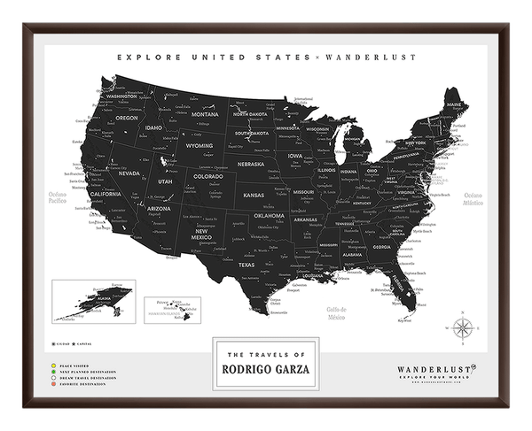 Mapa Estados Unidos - B&N