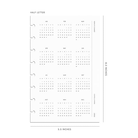 Year at a Glance Dashboard