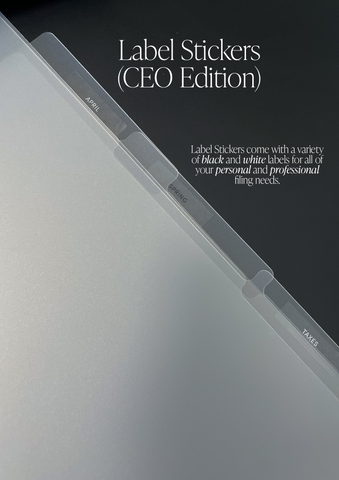 CEO Label Sticker