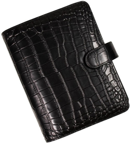 Croc Leather Planner Front