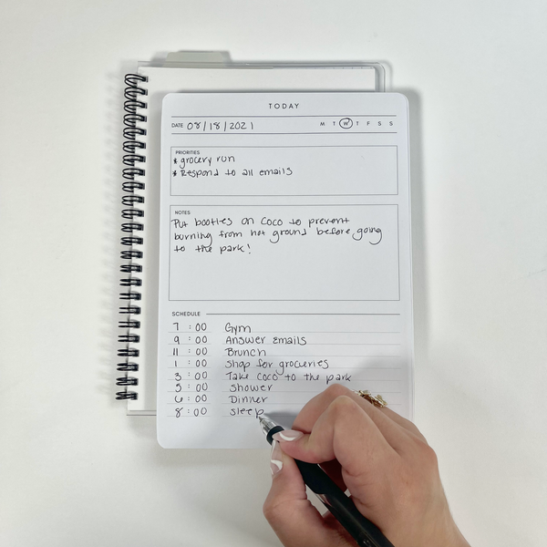 A5 Schedule Notepad