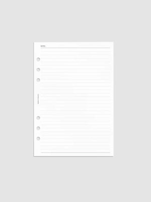 View Lined Notes Planner Inserts