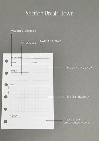 Meeting Notes Inserts Graphic