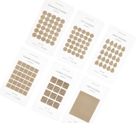 Mini Shape Sticker Set Cortado