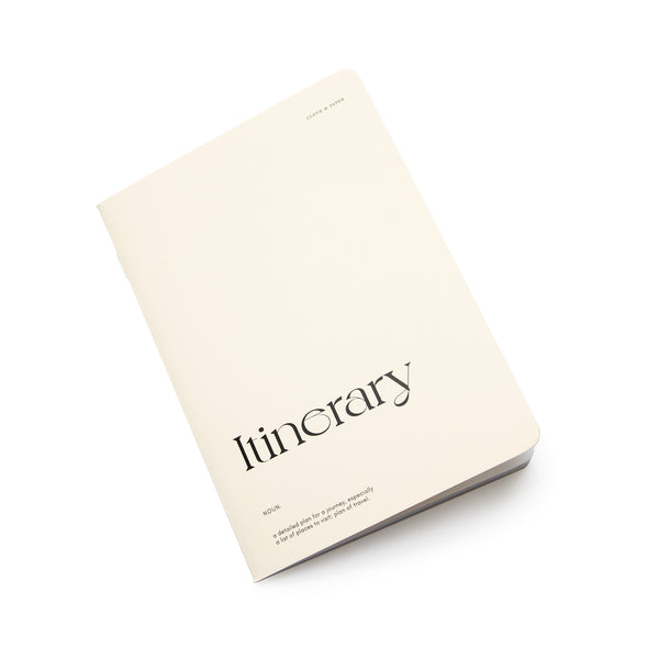 Daily Itinerary Notebook | B6 | Cloth & Paper