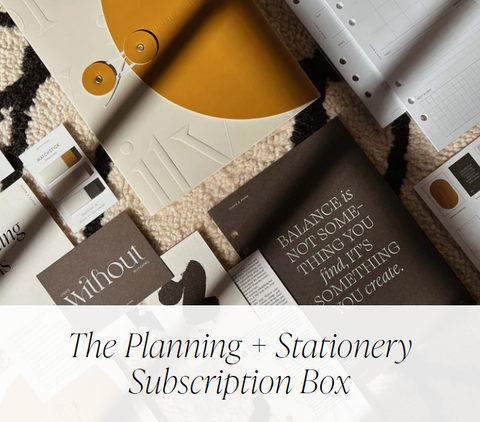 Planning and Stationery