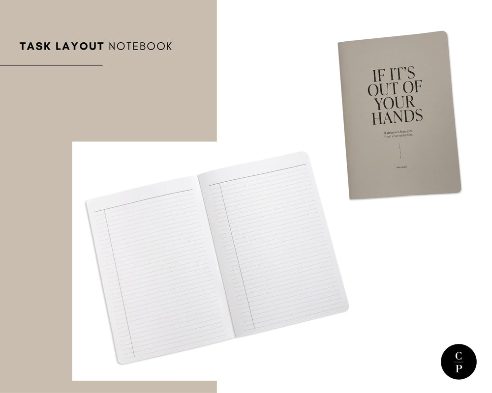 Task Layout Notebook | Short Story Capsule Collection | Cloth & Paper