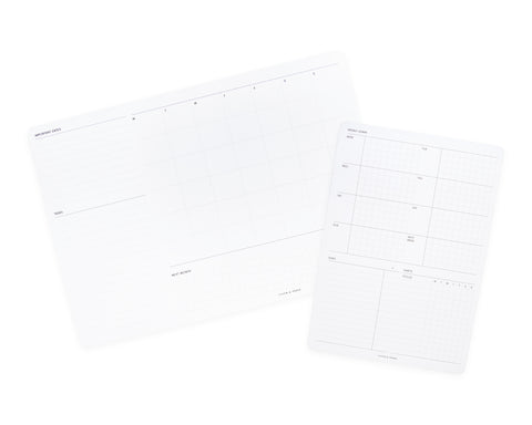 A5 Weekly Admin Notepad and Monthly Admin Deskpad