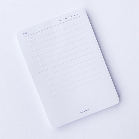 Small Schedule Notepad