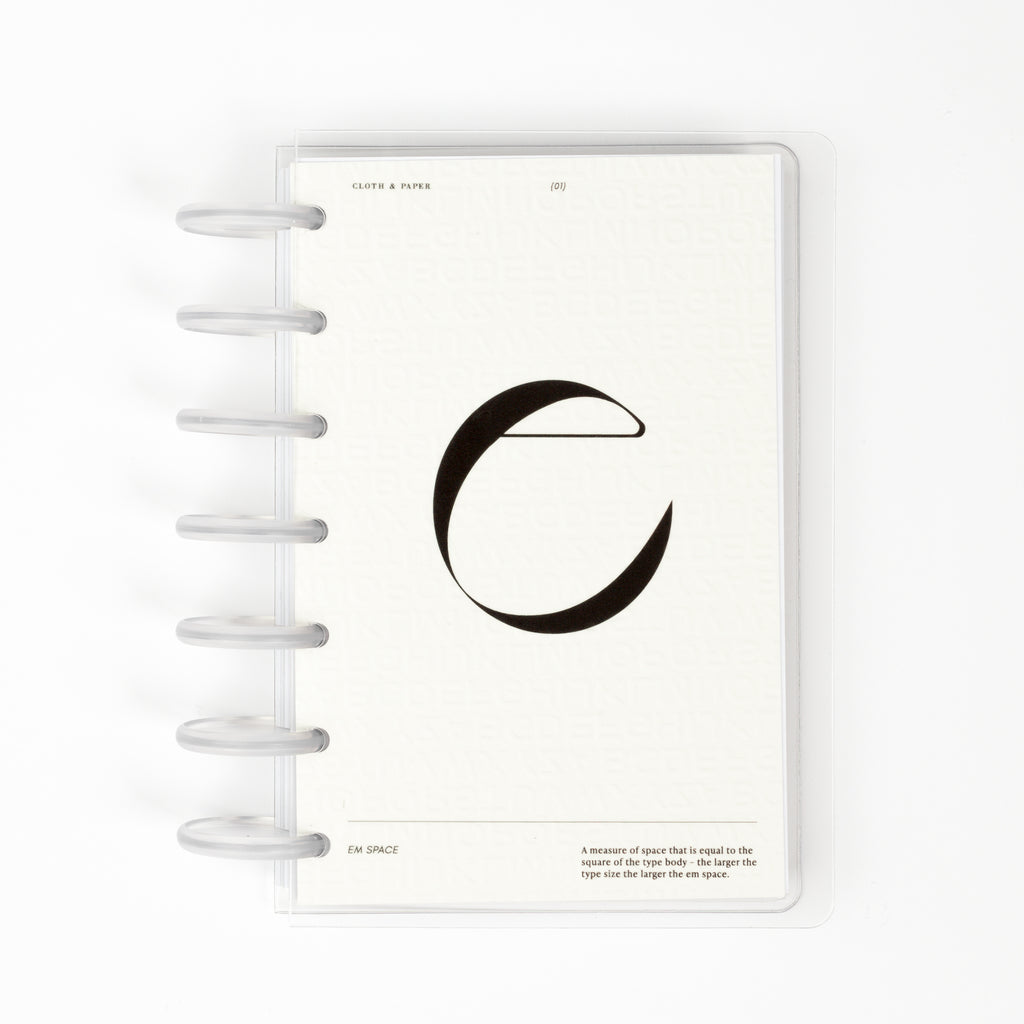 Clear Vinyl Planner  Cloth & Paper – CLOTH & PAPER