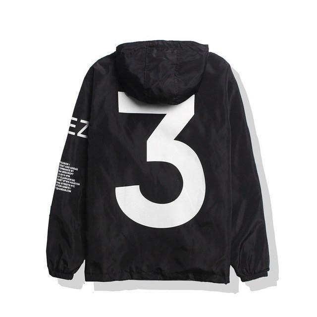 yeezy windbreaker black