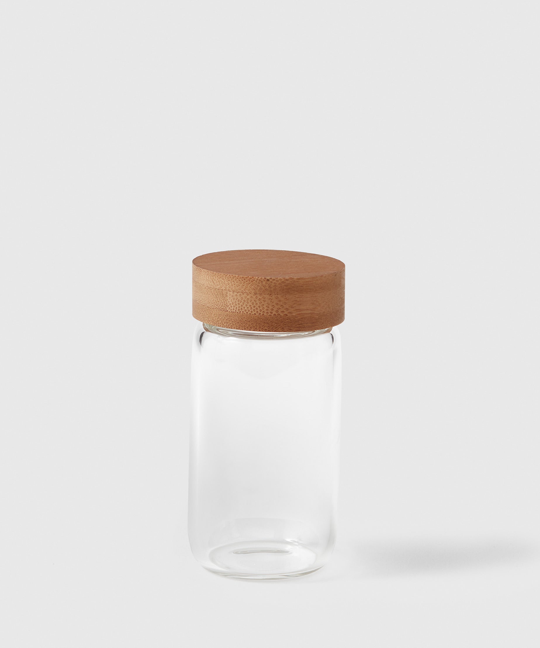 1/2 Cup Clear Glass Spice Jar