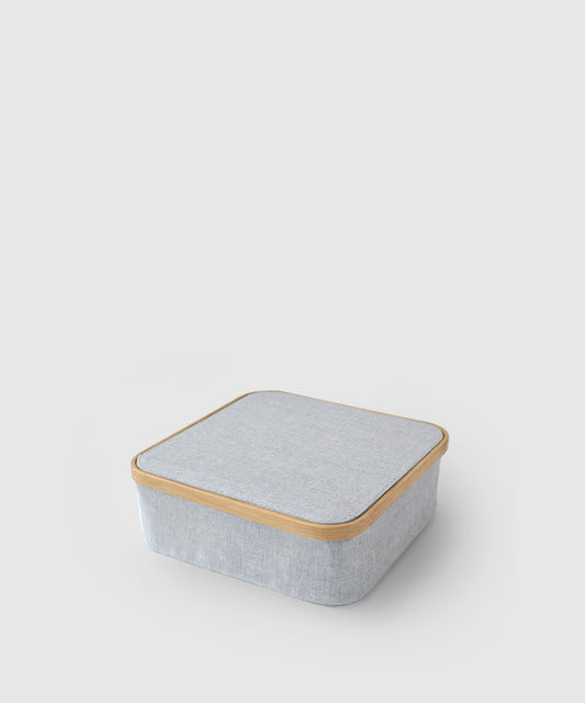 Wooden Storage Box with lid 35cm x25cm x25cm – Prestige Wicker