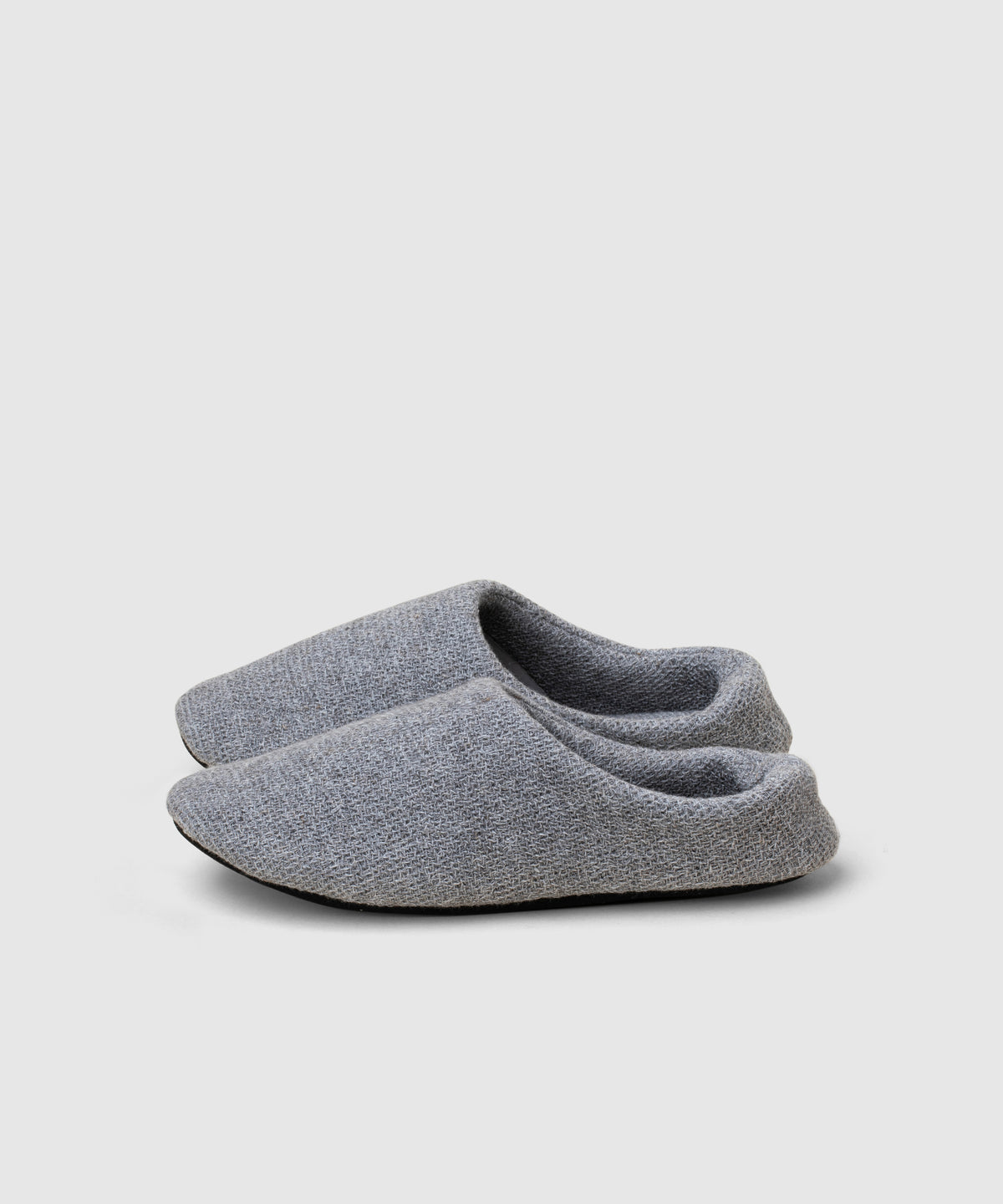 gray house slippers