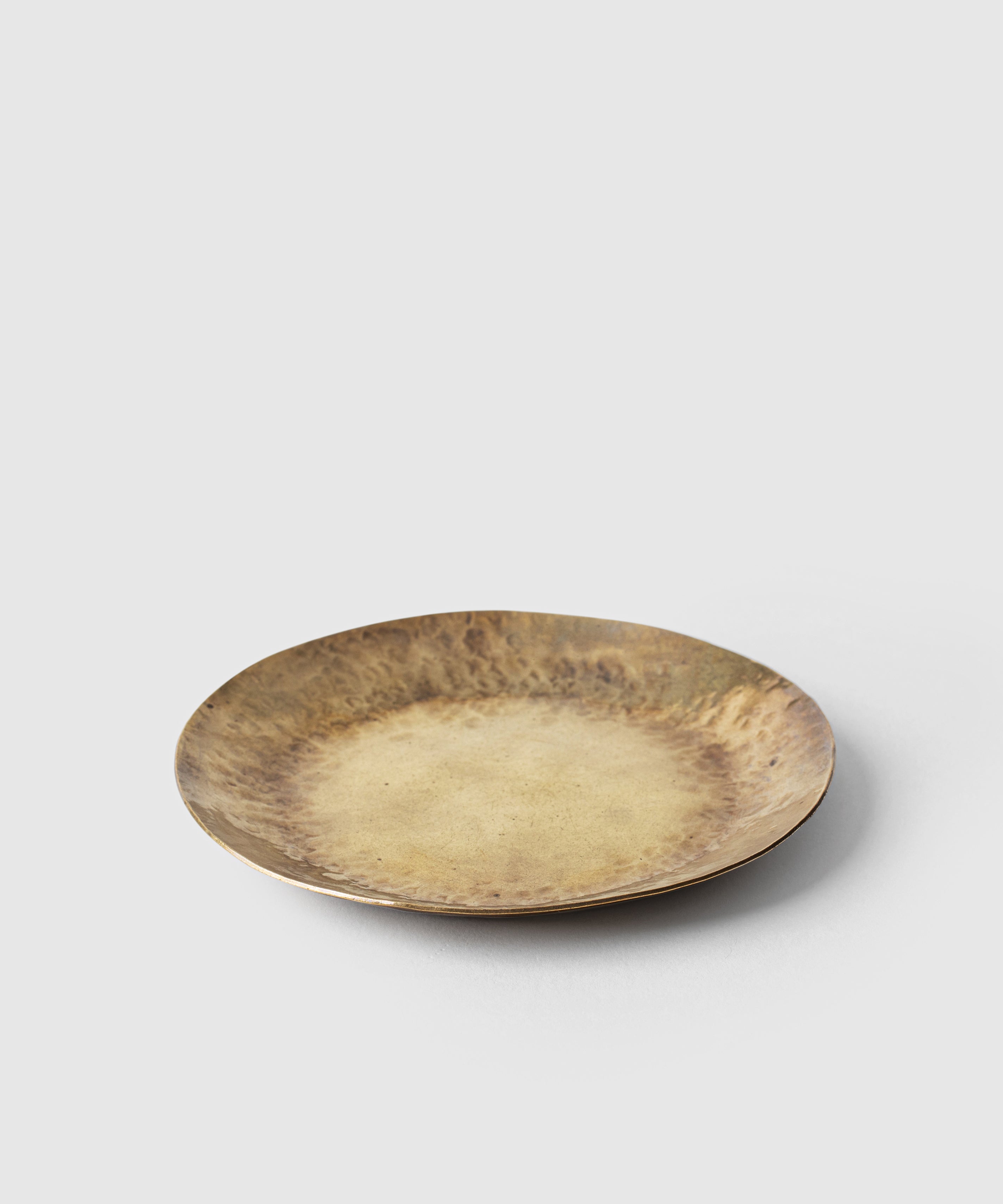 Kikuchi Hammered Brass Display Plate