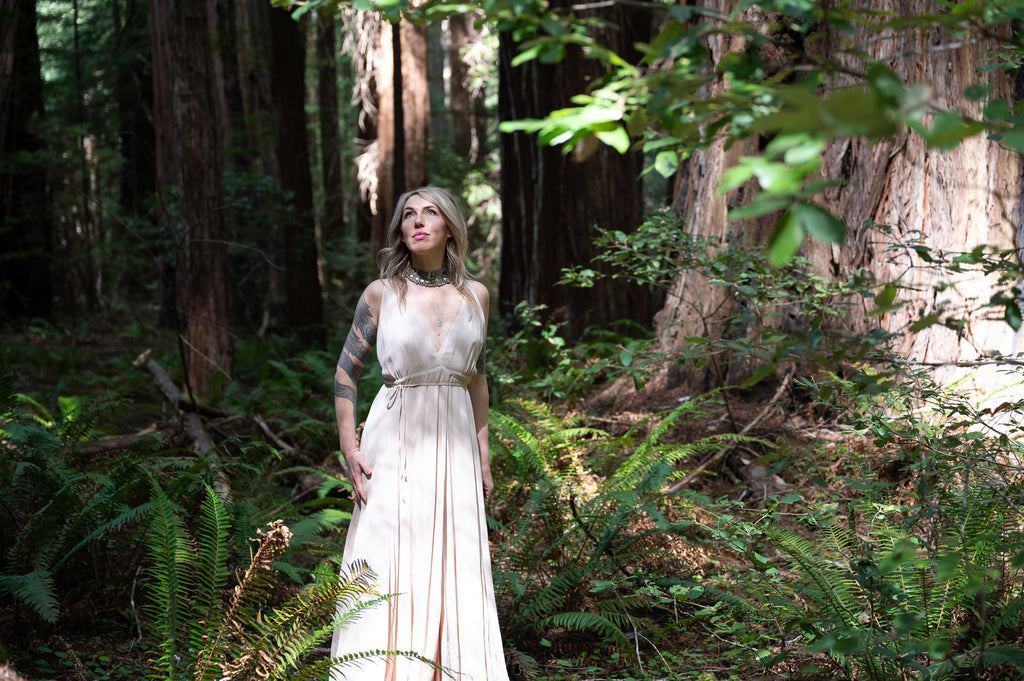 Jenna in the Redwood Forest - photo by Chad Rieder