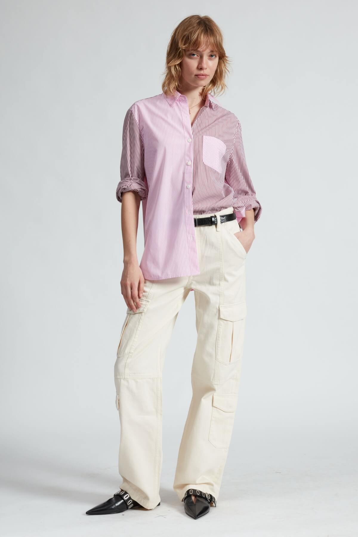 Rag & Bone Maxine Shirt - Pink Multi