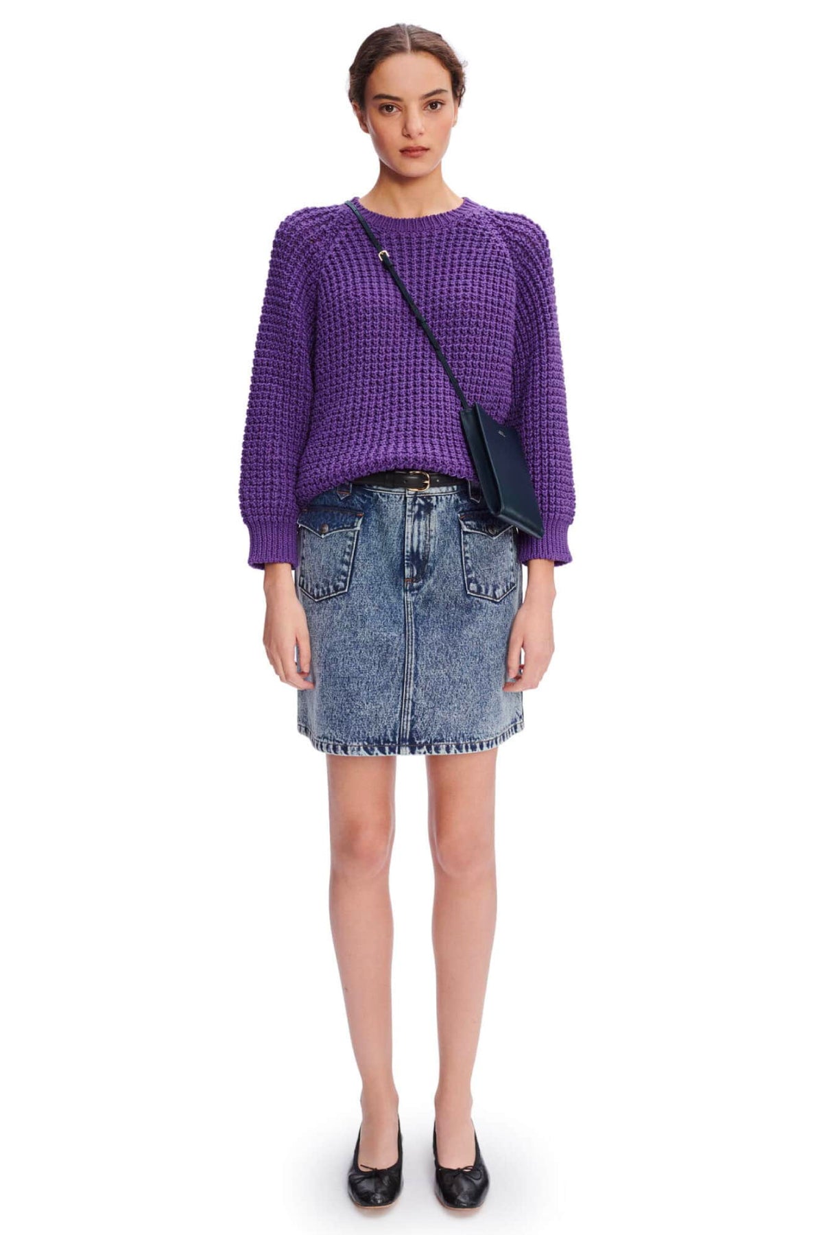 A.P.C. Selma Knit Jumper - Violet