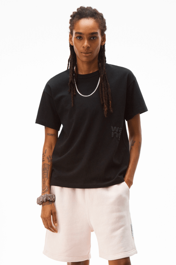 Alexander Wang.T Jersey Logo Tee - Black