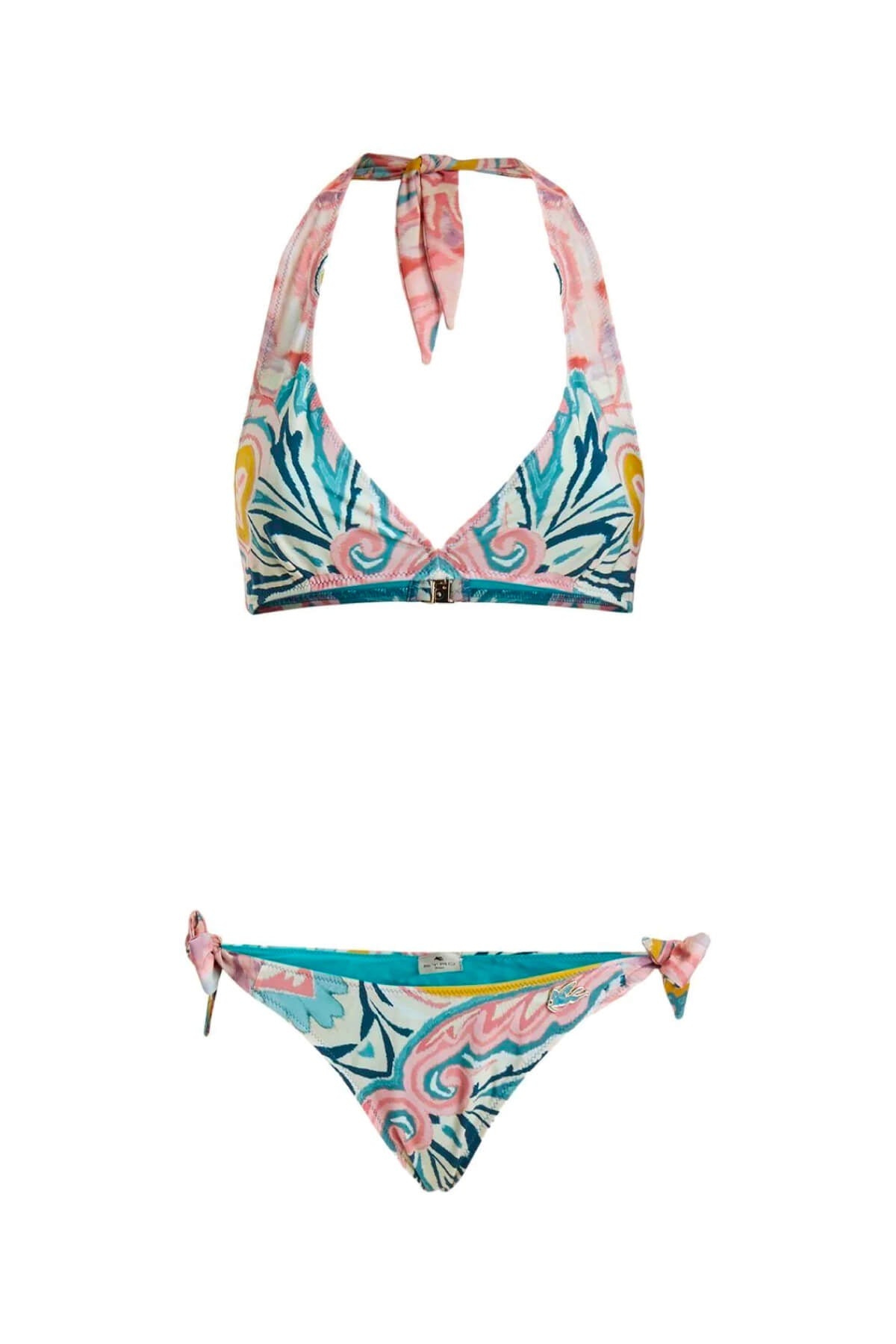 Etro Starburst Paisley Print Bikini - Light Blue