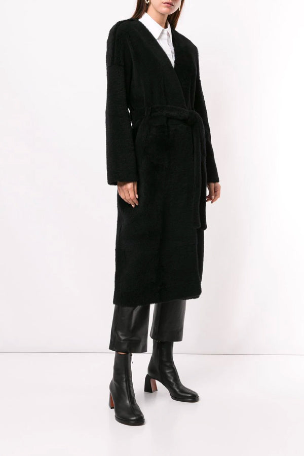 Ines Marechal Genie Belted Coat - Marine