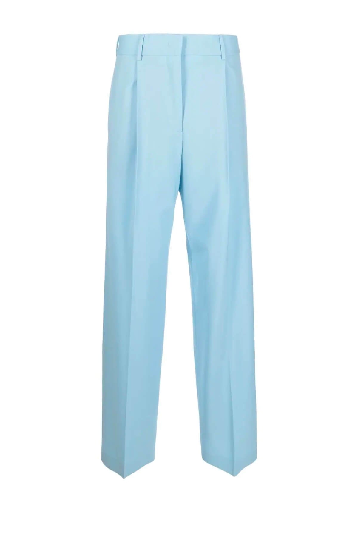 MSGM Lightweight Wool Pant - Light Blue