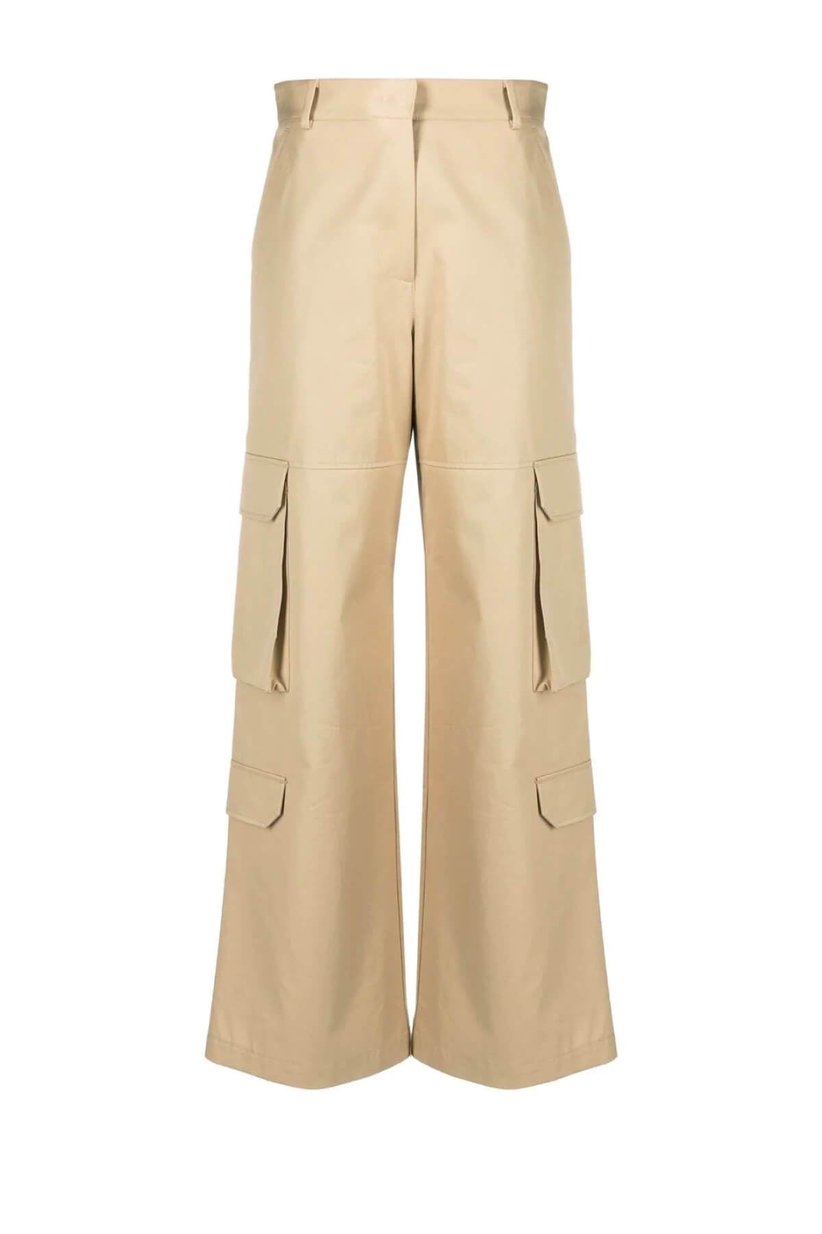 MSGM Cotton Cargo Pant - Beige