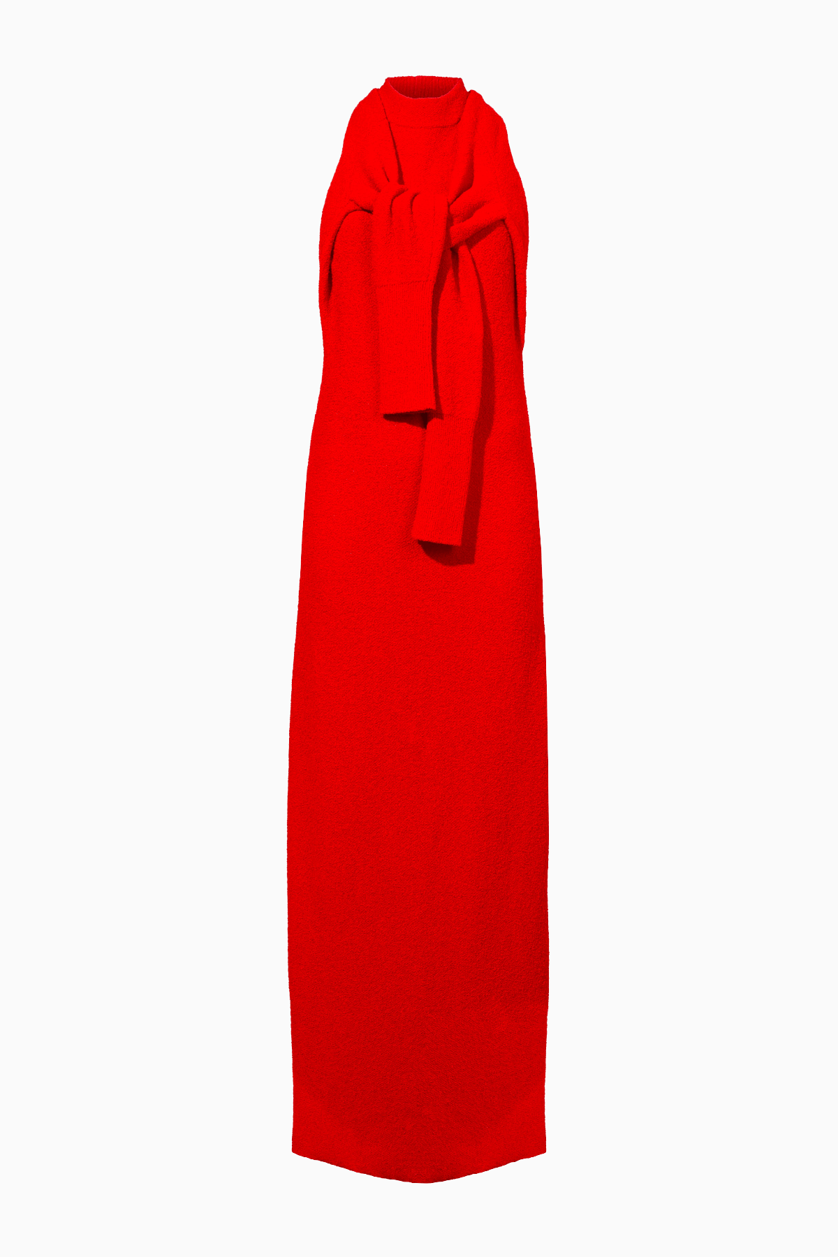 Proenza Schouler Lara Boucle Knit Dress - Red