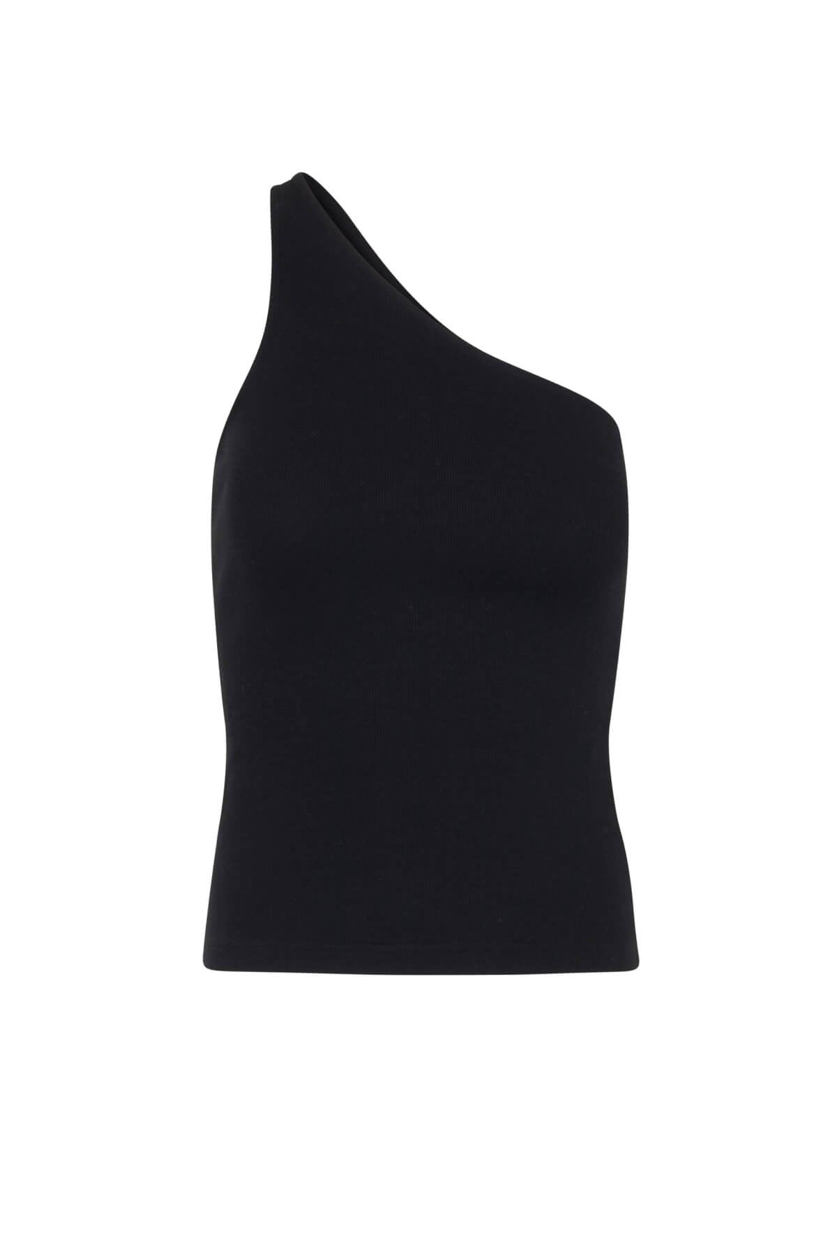 Samsøe Samsøe Sophie One Shoulder Tank Top - Black