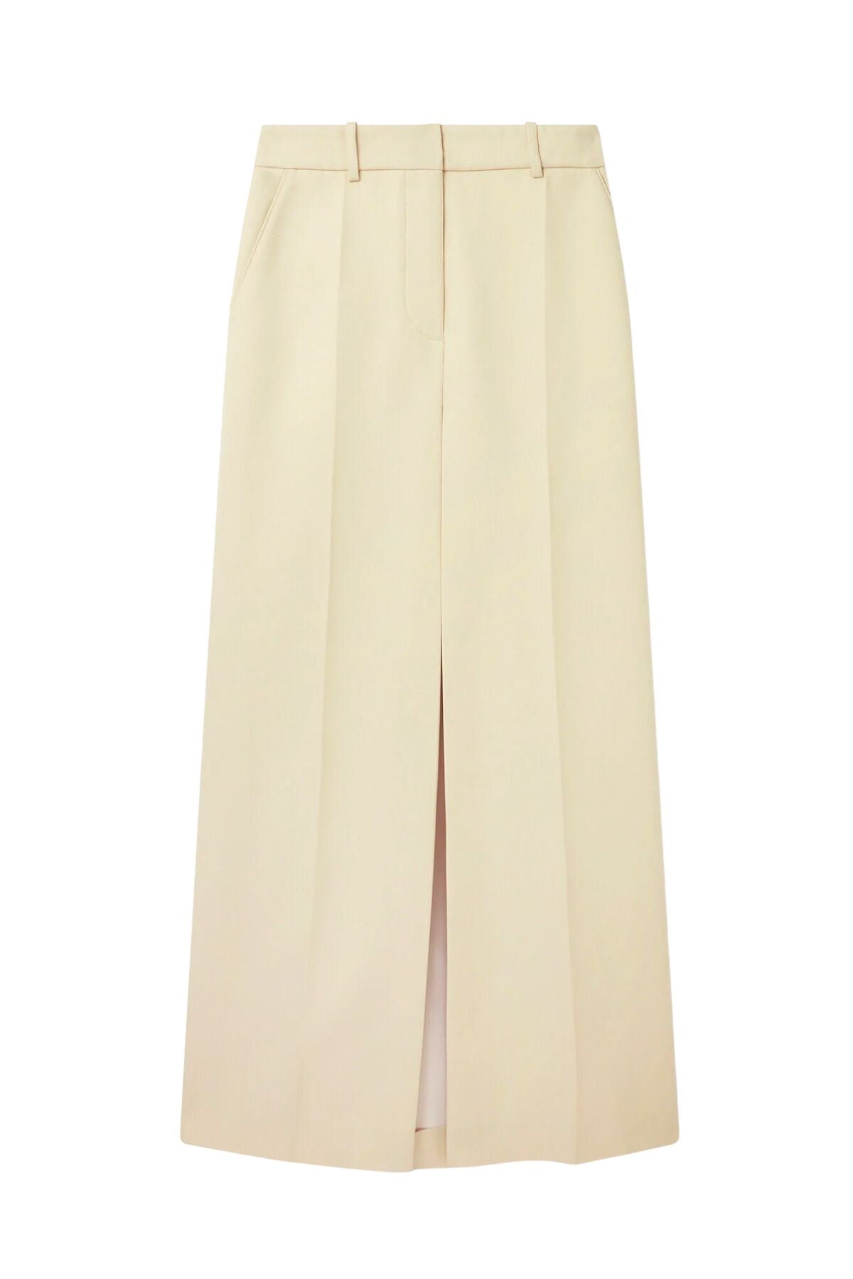 Stella McCartney Split Front Maxi Skirt - Butter