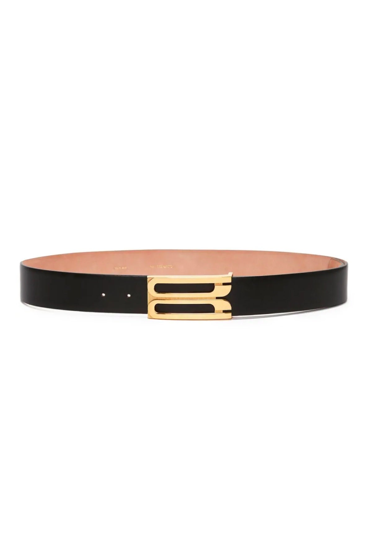 Victoria Beckham Frame Buckle Belt - Black