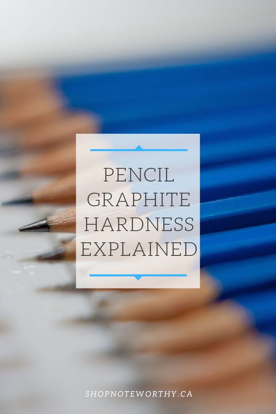 Join the Dark Side: Grades of Pencil Graphite from HB to 4B — The