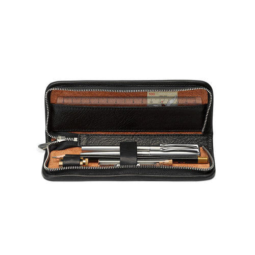 Sonnenleder Böll Leather Pencil Case for 5 pens or pencils - noteworthy