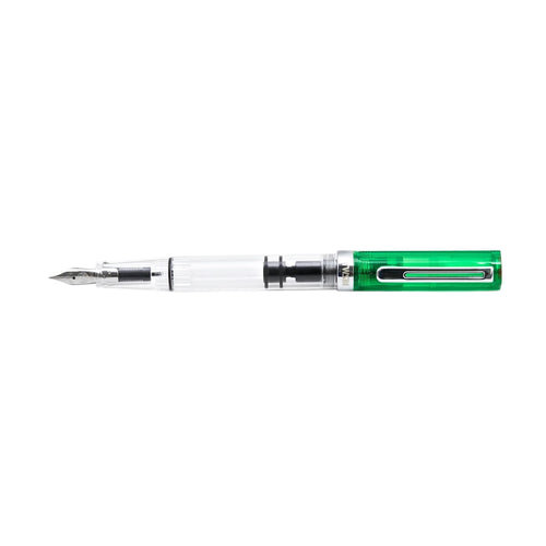 TWSBI Eco Transparent Green Fountain Pen - M (Medium Nib)