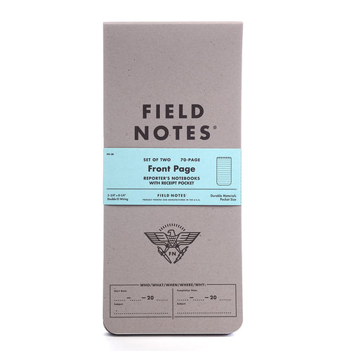 Field Notes, Front Page Reporter Notebooks - Set of 2 - noteworthy