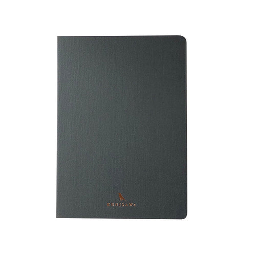 Kawachiya Kunisawa Find Note Hard Notebook, A5 , Grid - Grey - noteworthy