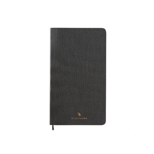 Kawachiya Kunisawa Find Note Soft Notebook, Grid - Grey - noteworthy