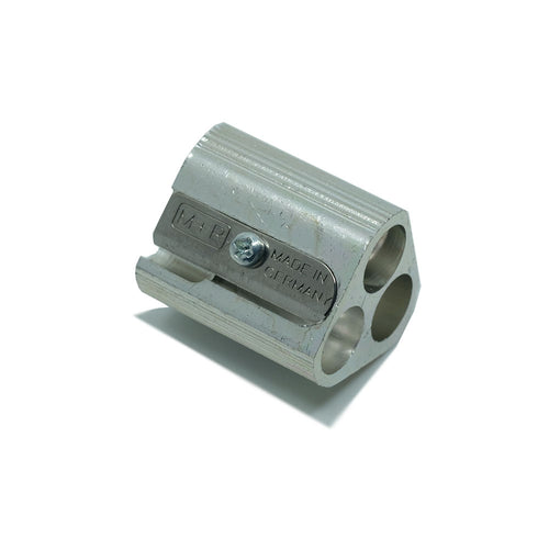 M+R Triple Hole Magnesium Pencil Sharpener - noteworthy