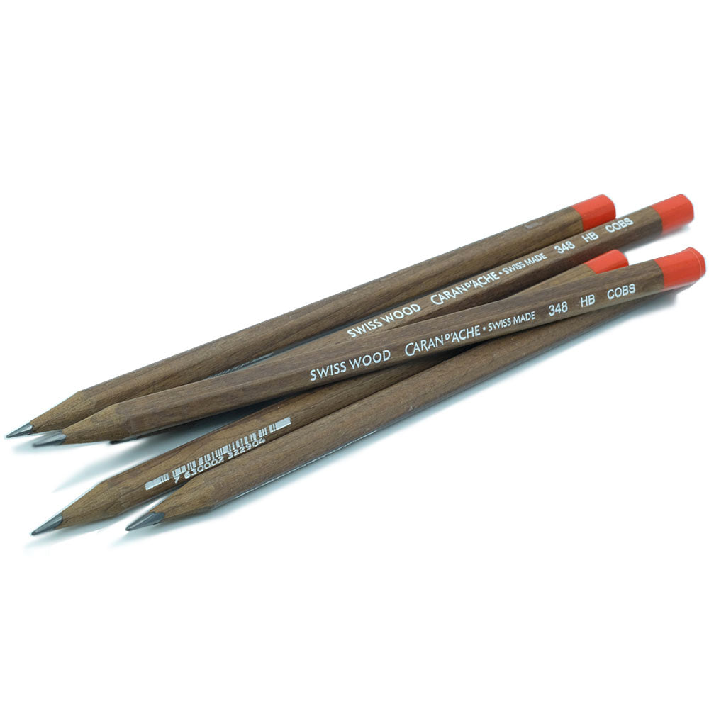 Caran d'Ache Swiss Wood Pencil - Beech - HB