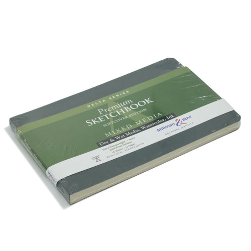 Stillman & Birn, Delta Series Sketchbook, Softcover (8.5in x5.5in) - Ivory - noteworthy