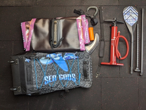iSUP bag and contents