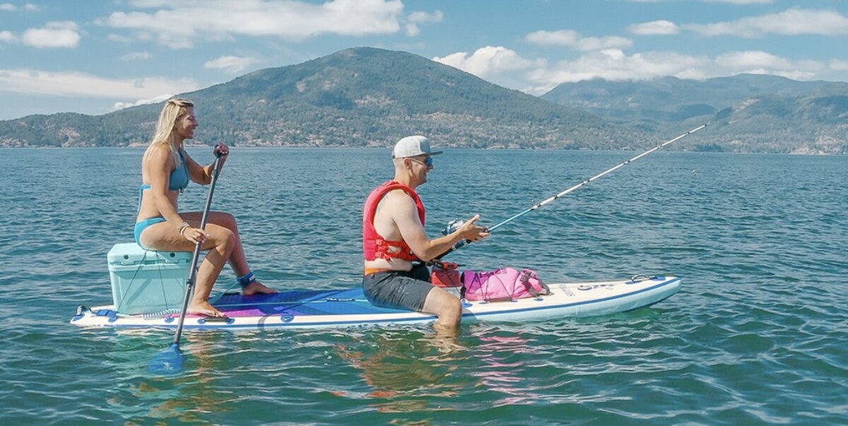 Paddle Board Benefits - fishing