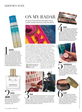 NAILPRO | ON MY RADAR: NP Executive Editor Stephanie Yaggy Lavery Shares Her Pool-Time Favorites
