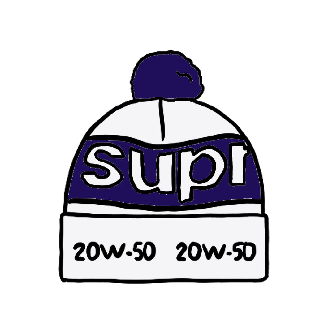 supreme garage beanie