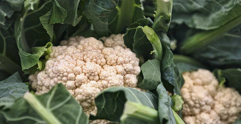 cauliflower for estrogen detox along with pine pollen