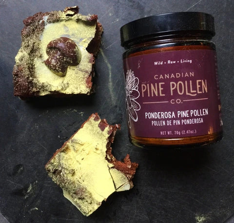 Recette pollen de pin et chocolat
