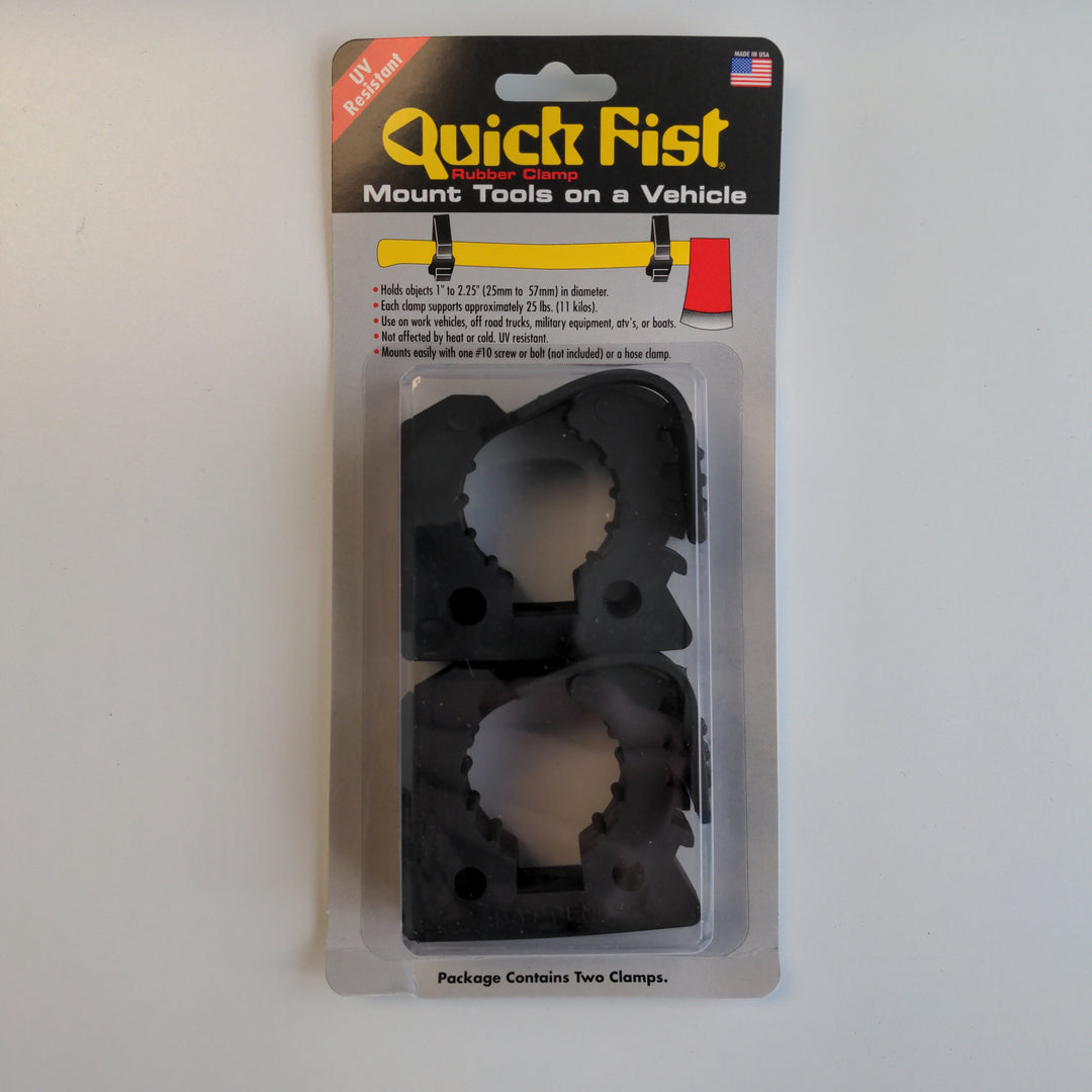 Rubber 'Quick Fist' Clamp, Pair - 1 to 2.25 Diameter