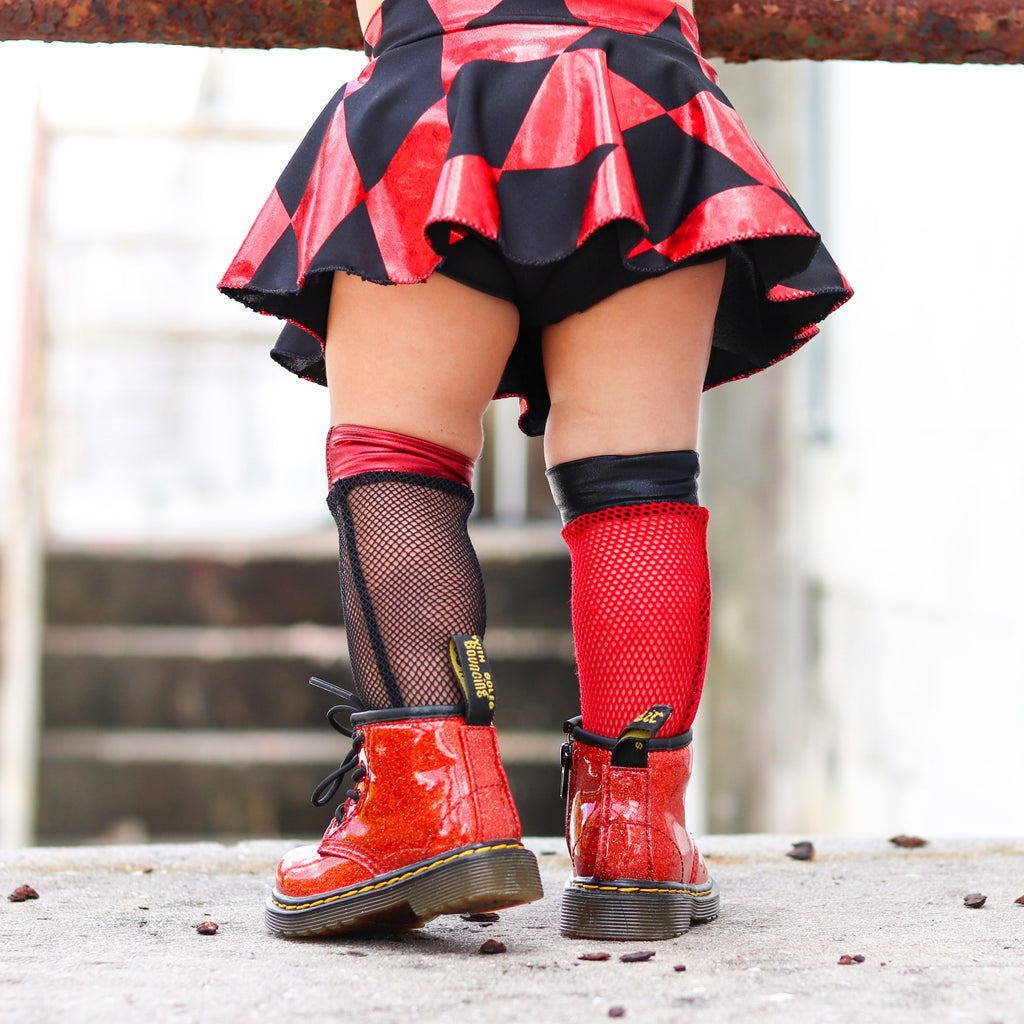 toddler black knee high socks