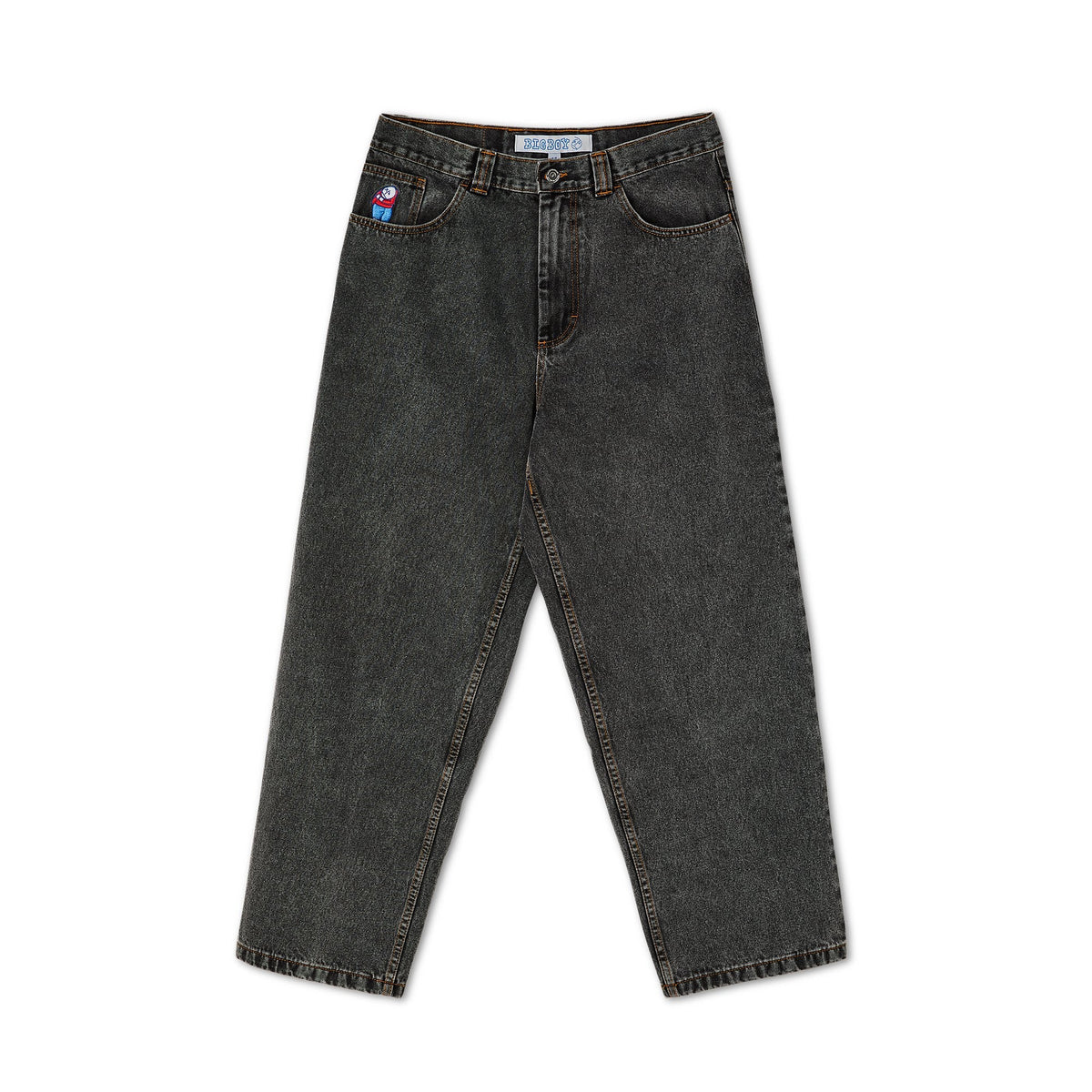 POLARSKATE BIGBOY JEANS WASHEDBLACK - デニム